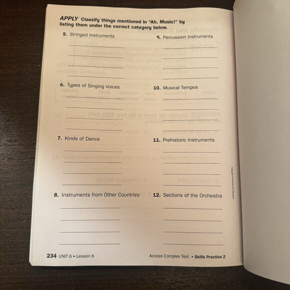 Open Court Skills Practice Book 2 Workbook Grade 3 Unused Writing Spelling - Picture 12 of 13